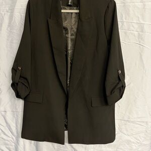 Nicole Miller Black Blazer Relaxed Fit